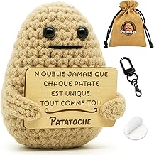 Positive Patate Connectée - Idée Cadeau Original, Amour, Encouragements, Motivation, Bonne Humeur, Rigolo, Insolite