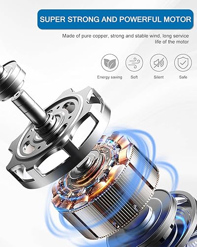 Miniatura 5 de UPSEED Ventilador de techo moderno de perfil bajo con control remoto, ventilador de techo negro con luces, luz de techo LED regulable con ventilador