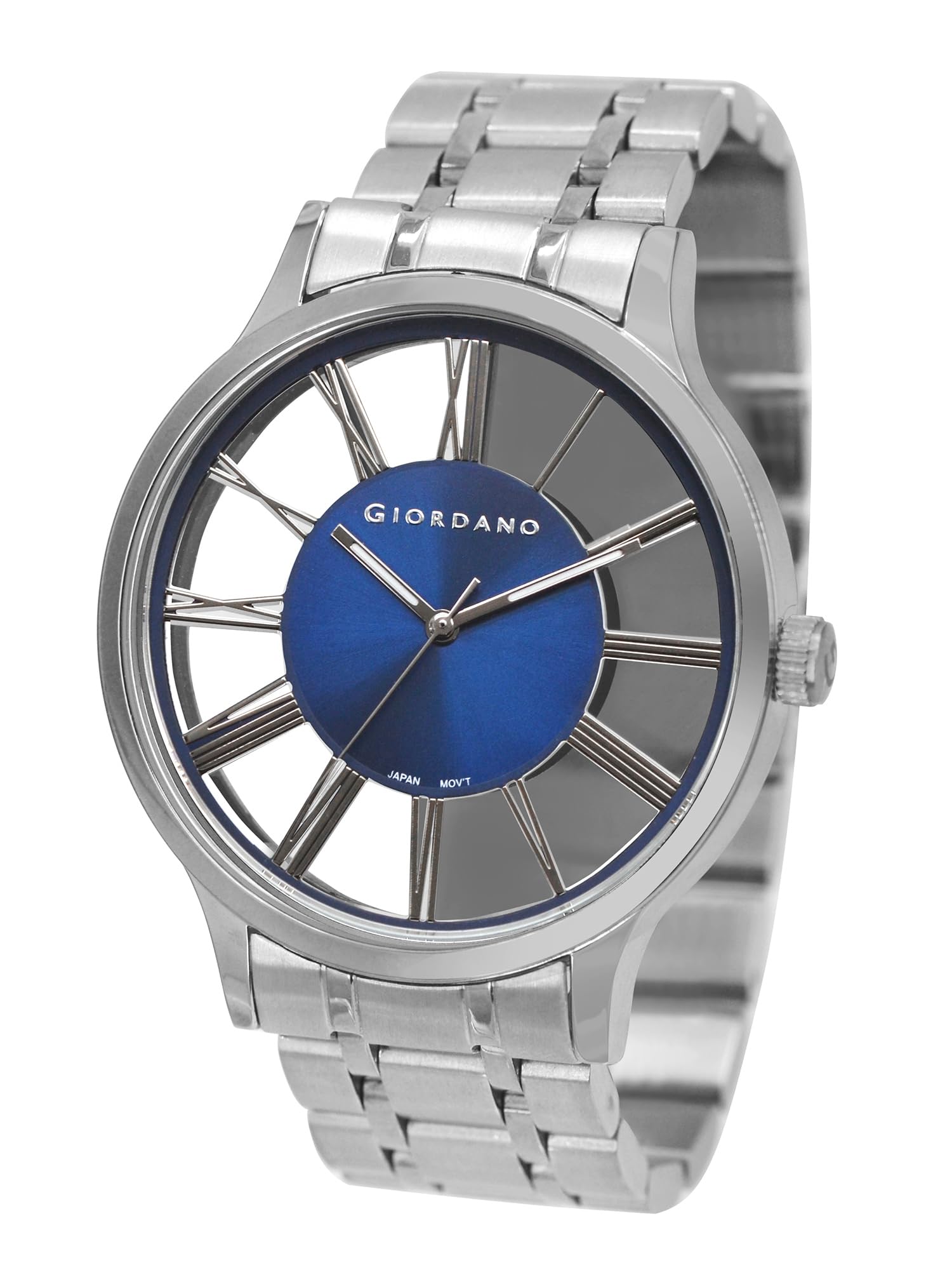 Giordano Analog Stylish Watch for Men & Boys Water Resistant Fashion Watch Round Shape with 3 Hand Mechanism Wrist Watch to Compliment Your Look/Ideal Gift for Male - GZ-50093 (B0CH18FMHN) Amazon Price History, Amazon Price Tracker