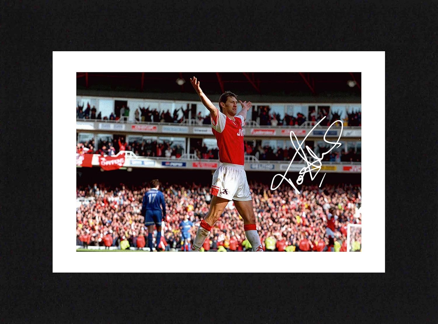 TONY ADAMS Signed 8x6 Inch Mounted Photo Print Pre Printed Signature Arsenal - Autograph Gift, Ready To Be Framed