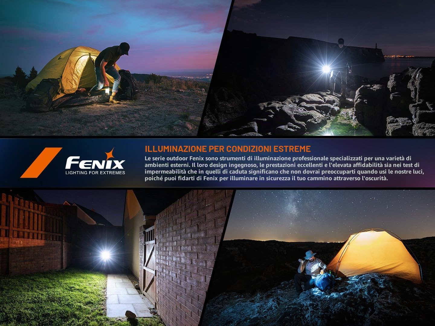 fenix CL27R Lanterna ricaricabile multi fascio | 1600 lumen | 180 m | 285 ore max | Modalità luce rossa | Regolazione continua della temperatura del colore e della luminosità | Manico magnetico a 360°