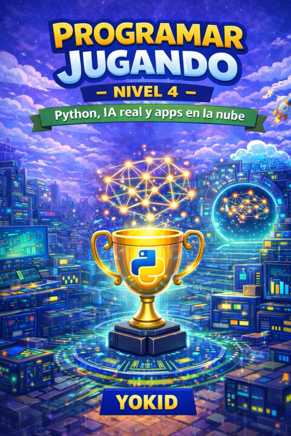 PROGRAMAR JUGANDO – NIVEL 4: Python, IA real y apps en la nube (MENTE GAMER)