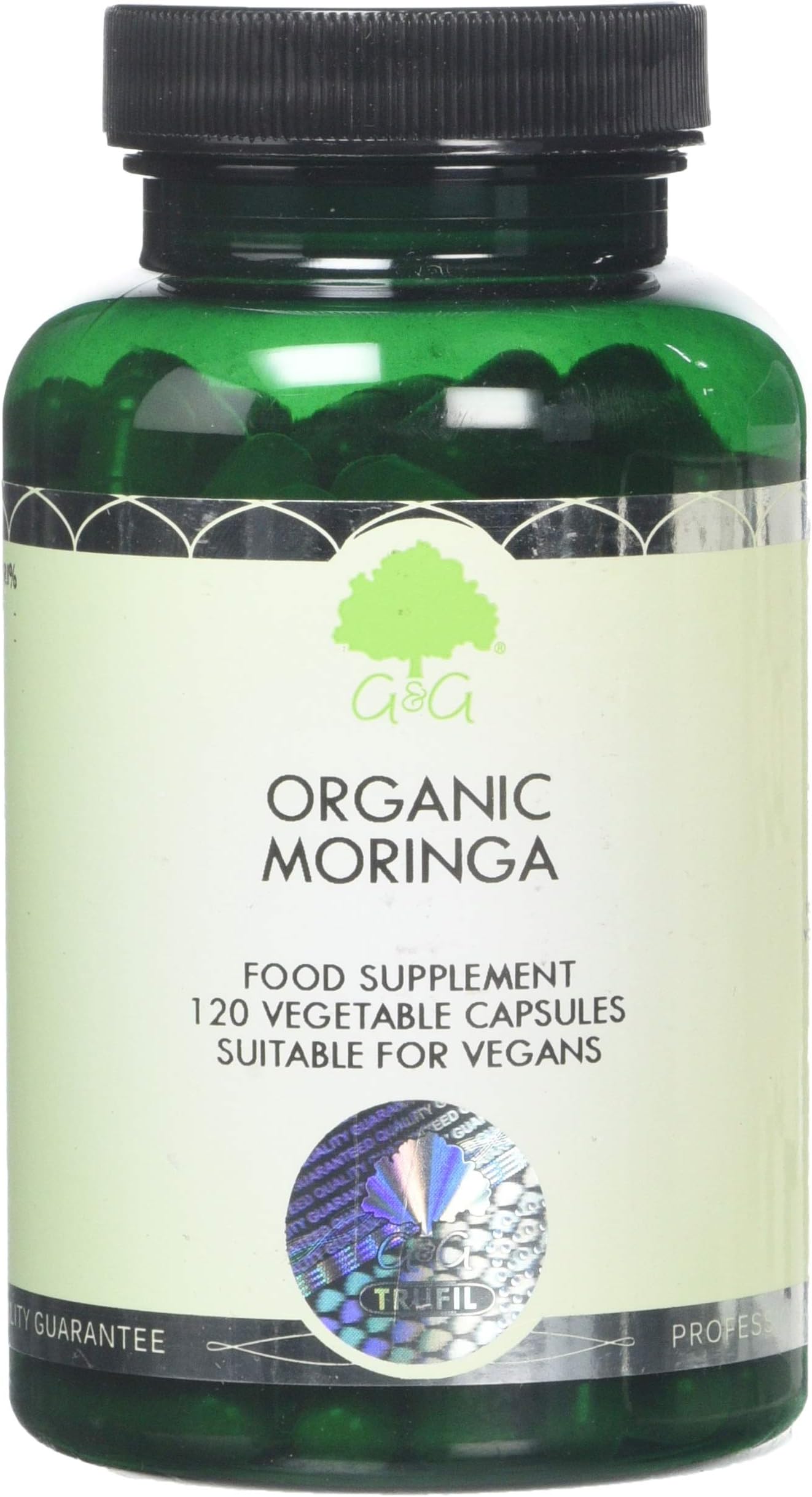 G&G Vitamins Organic Moringa, 120 capsules