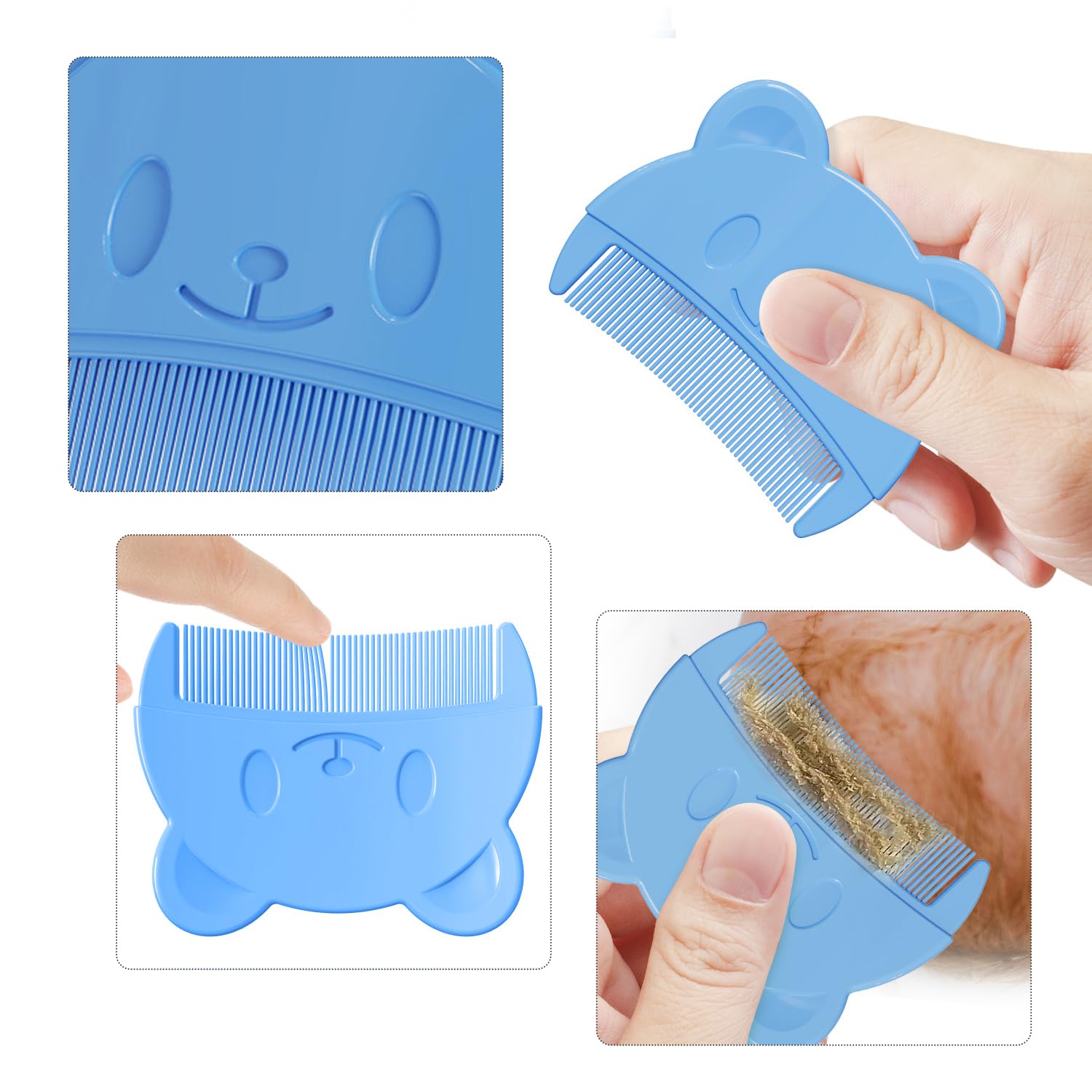 1 spazzola da bagno, 1 pettine per rimuovere il tartaro fetale, 1 pettine da massaggio, set da bagno per bambini, spazzola per la pulizia disincrostante, spazzola per doccia in silicone, adatta per il