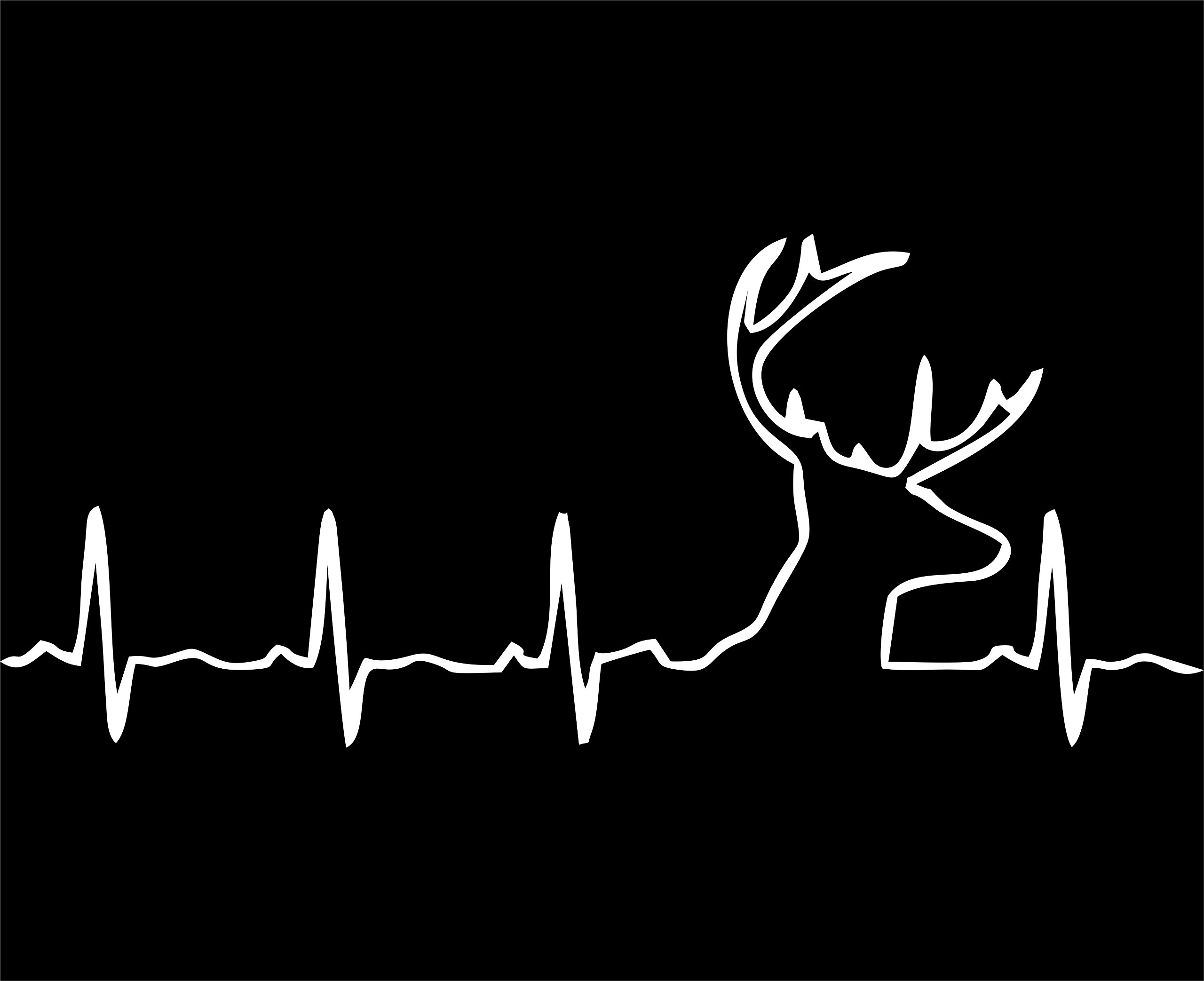 Sweet Tea Decals Deer - 8 3/4