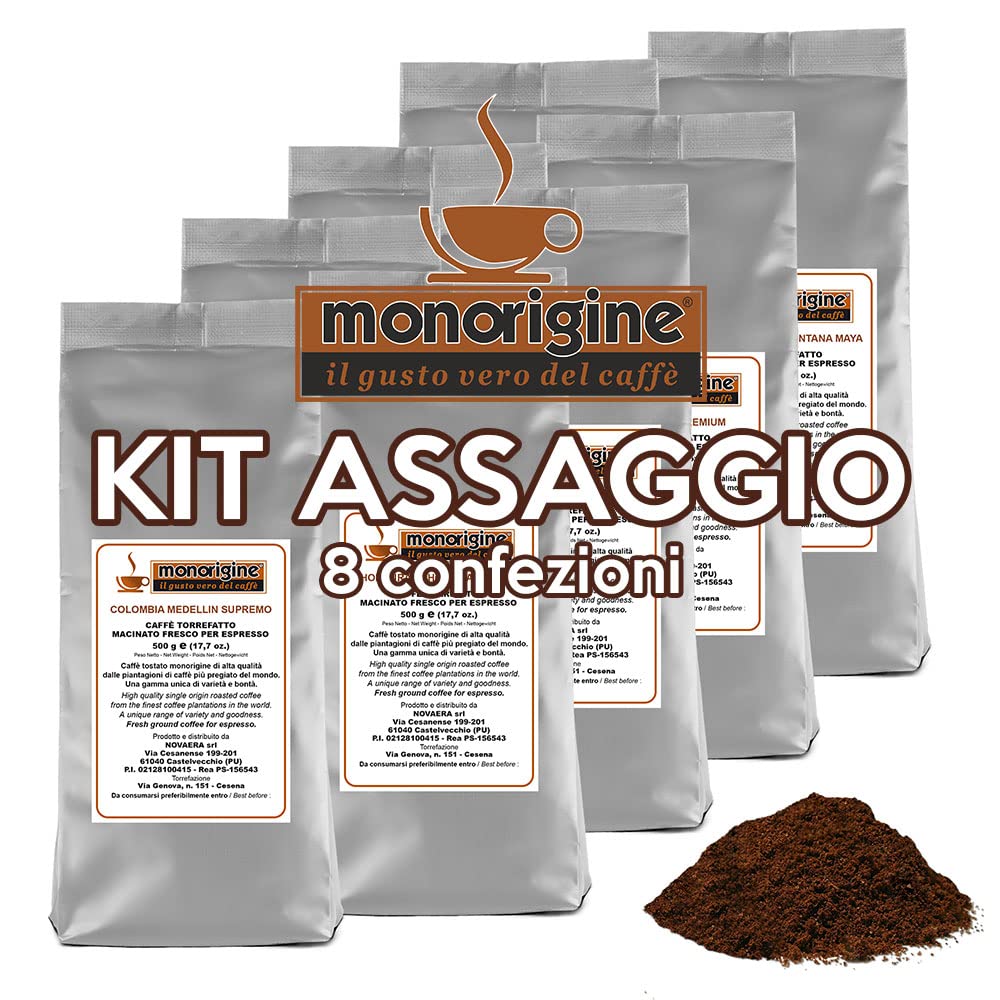 Tasting Kit 8 x 500 gr - Grinded Coffee for espresso
