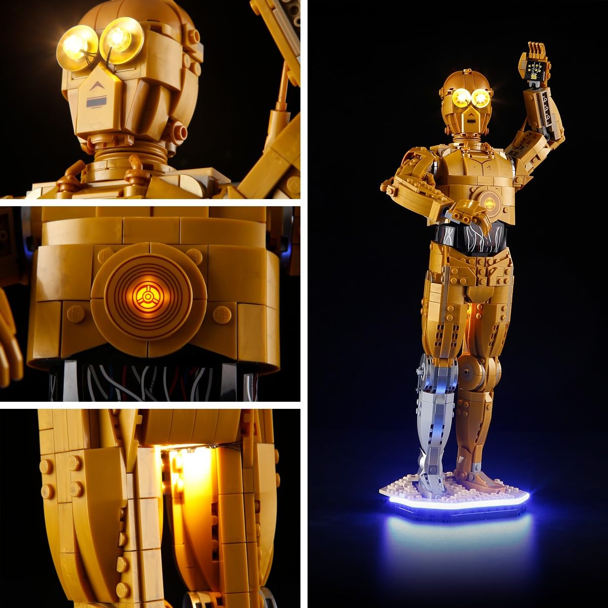 LIGHTAILING Set di Luci per Lego-75398 C-3PO Modello da Costruire - NON Incluso nel Modello