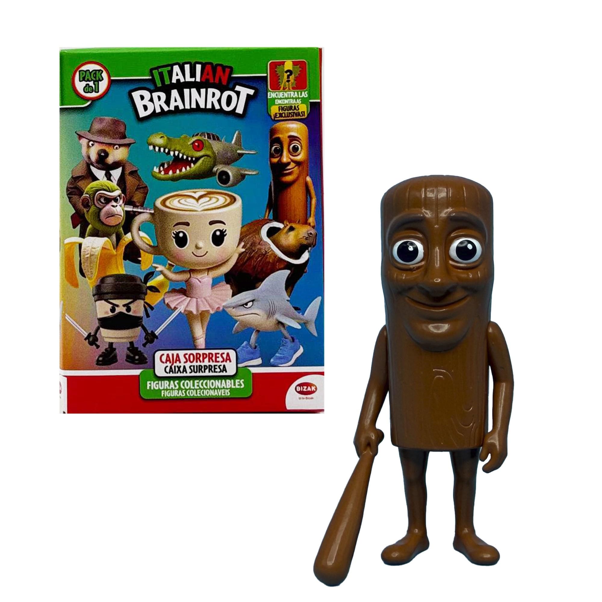 Bizak Brainrot Magic Squeeze – Figura Blandita Sorprendente Que Duplica Su Tamaño, 13 Modelos Para Coleccionar, Juguete Sensorial Antiestrés