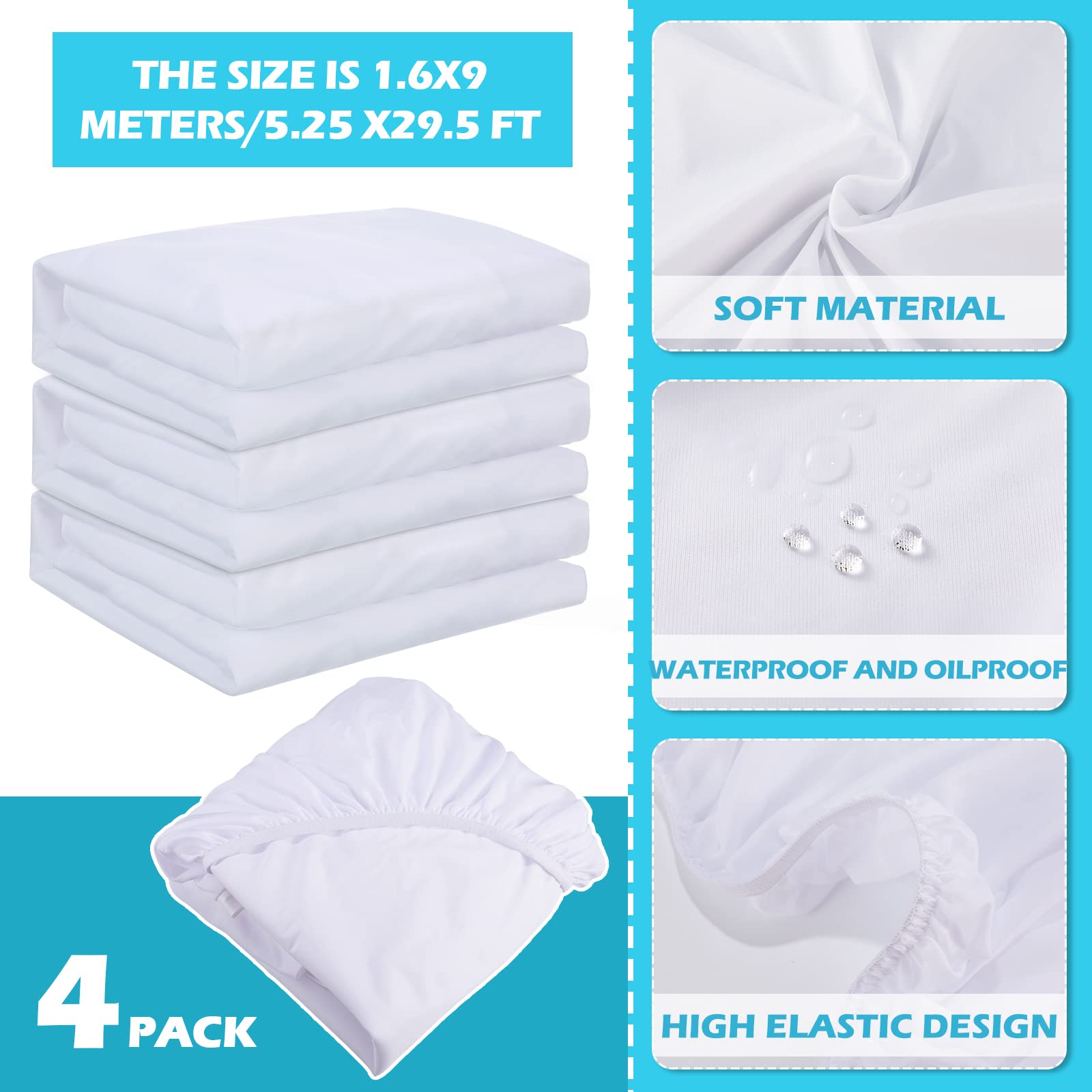 White Hospital Bed Sheets - Nursing & Home Use -2 White Hospital Bed Sheets - Nursing & Home Use -2