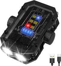 Minsk Flashlight, 800 Lumens EDC Flashlight, USB Rechargeable EDC Light, EDC Flashlight Rechargeable with Gyroscope, Mini Flashlights with 8 Modes, EDC Light for Night, Camping