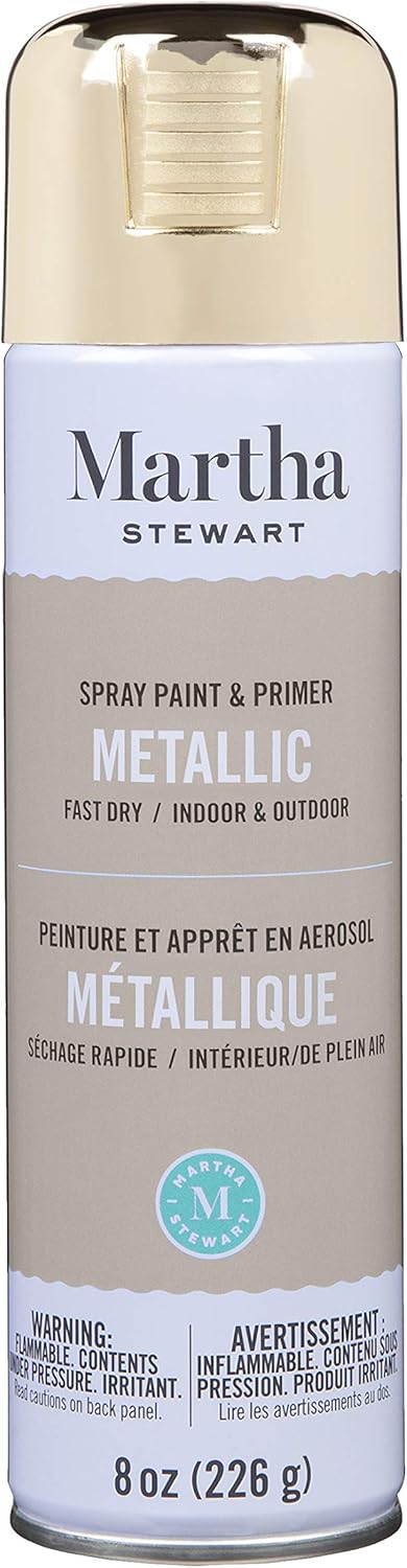 MARTHA STEWART Paint & Primer 8oz Spray Paint, Gloss Seaweed (42896)