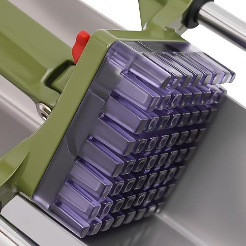 Miniatura 6 de Cortador de patatas de grado comercial con hoja de 38 pulgadas, cortador de papas fritas de acero inoxidable resistente para encimera, cortador