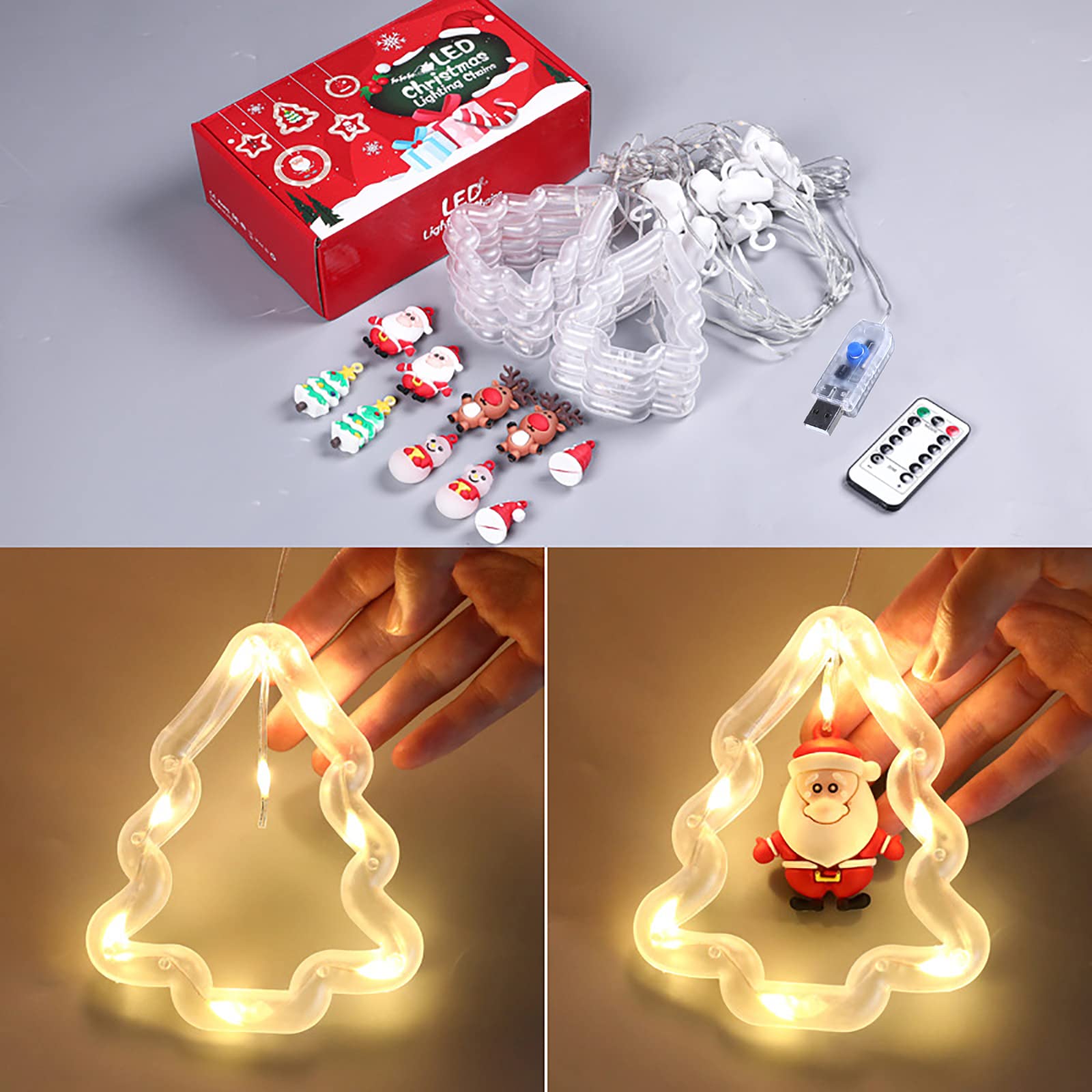 11" Lighted Christmas Lantern With Timer - Indoor Holiday Decor Featuring Warm White LED Diorama Scene