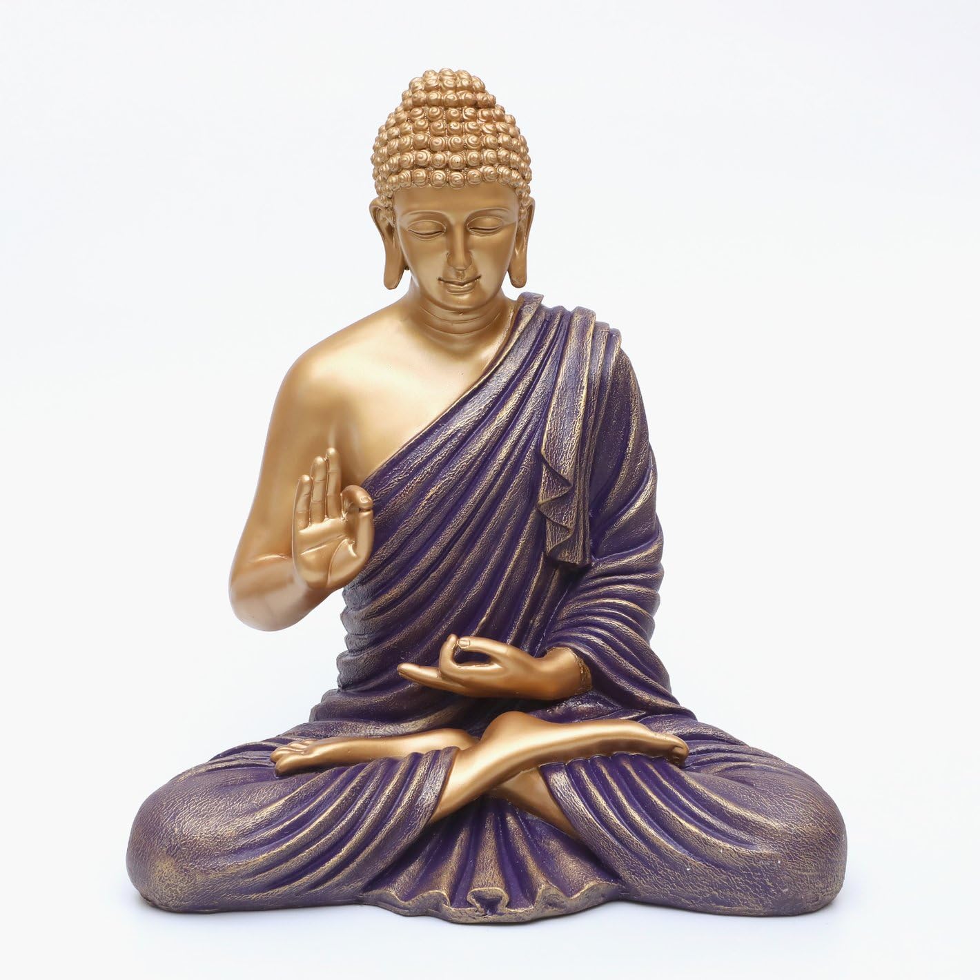 Buy Karigaari Buddha Statue for Home Decor | Big Size Resin Buddha