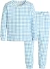 moimoln Plaid Check Soft Cotton Modal 6M-8Y Baby Toddler Long-Sleeve Snug-Fit Pajama Sleepwear Daily