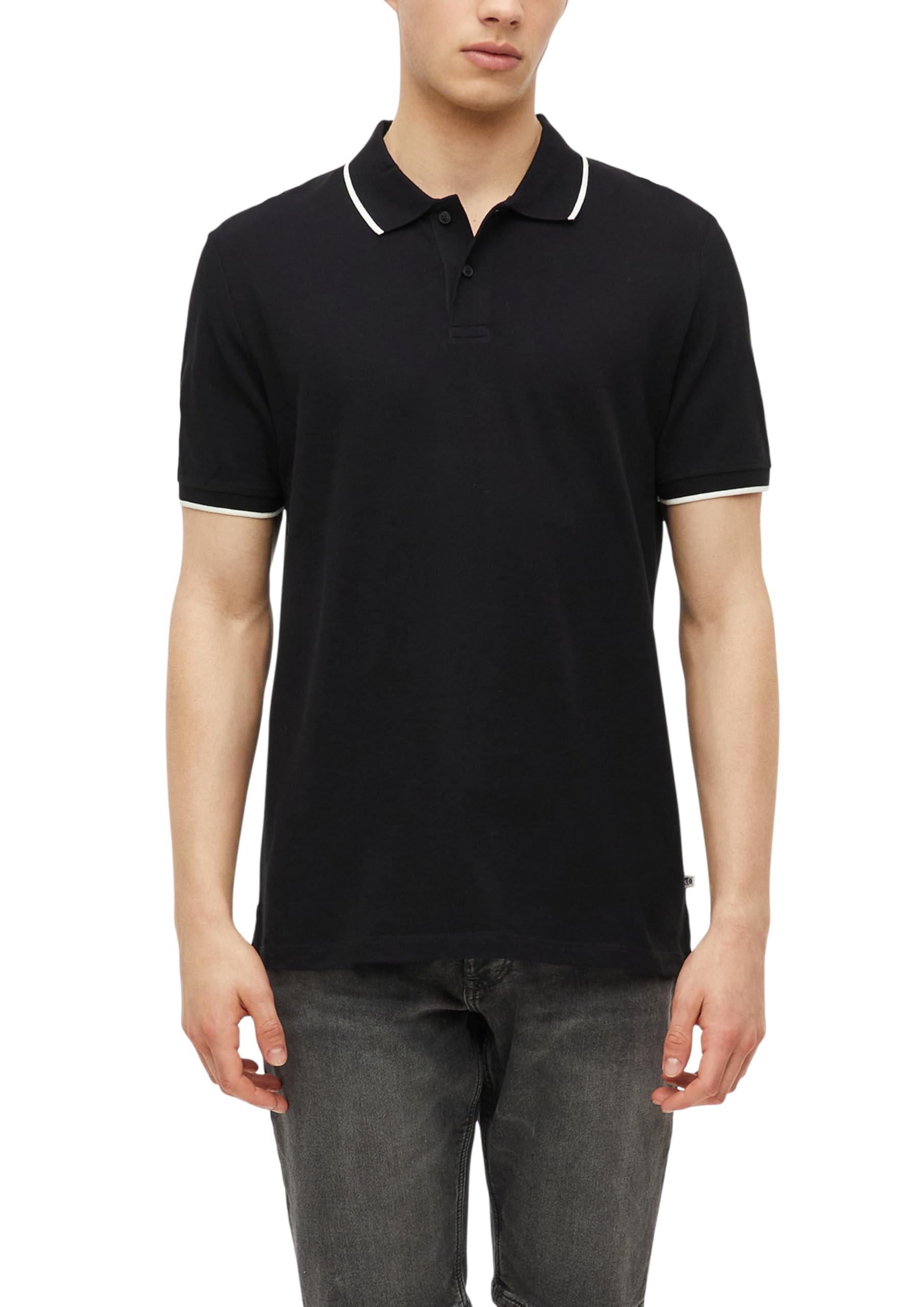 s.Oliver Men's 2178944 Polo Shirt (Pack of 1), Black, XXL