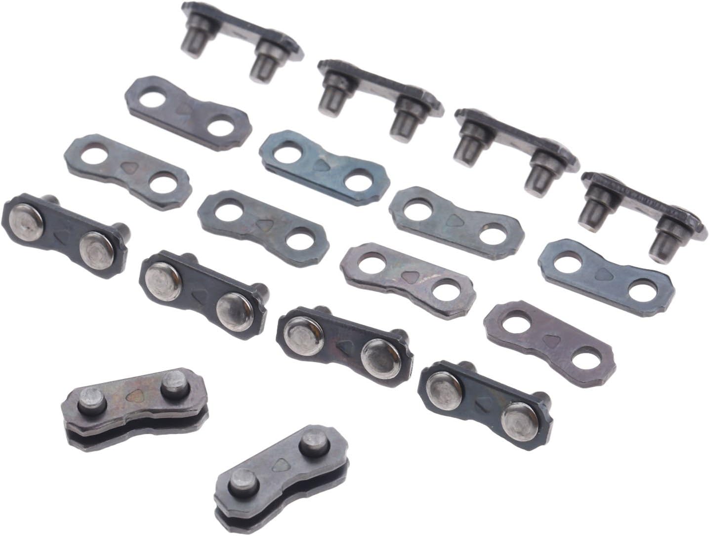 USPEEDA 25pcs 3/8" Chainsaw Master Link Repair Preset