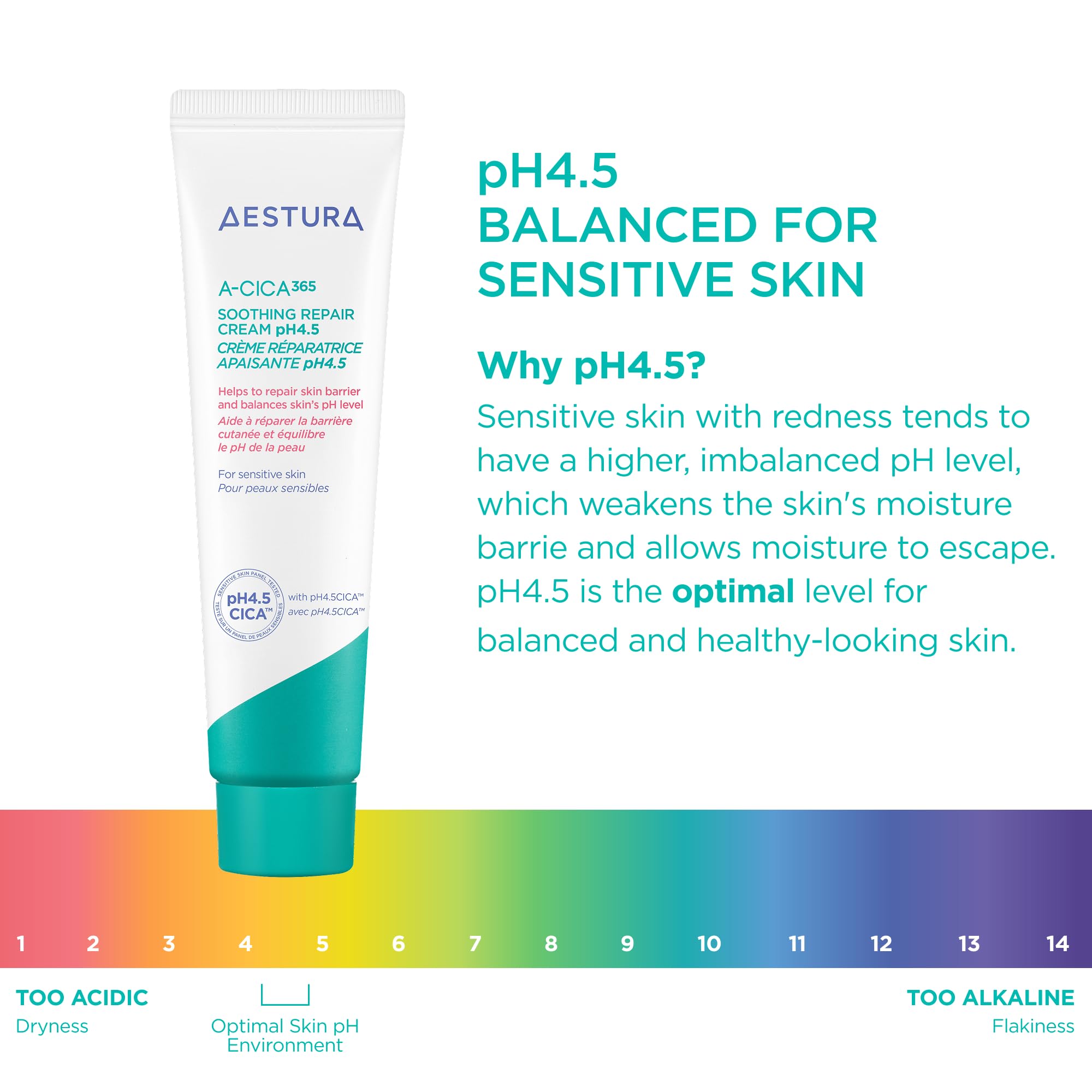 AESTURA A-CICA365 Soothing Repair Gel Cream Moisturizer