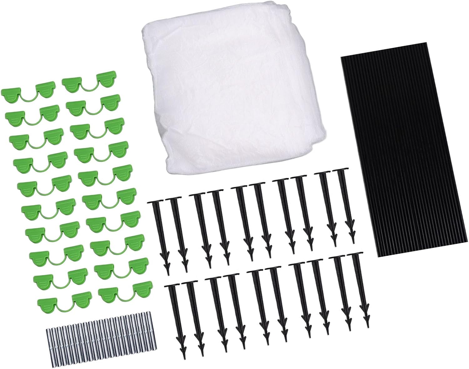 Greenhouse Tires, Grow Tunnel Kit, Garden Raised Bed Tyres, Greenhouse, Polyethylene Fibreglass Garden Tyres, Support Frame, Garden Supplies for Raised Bed Row Cover