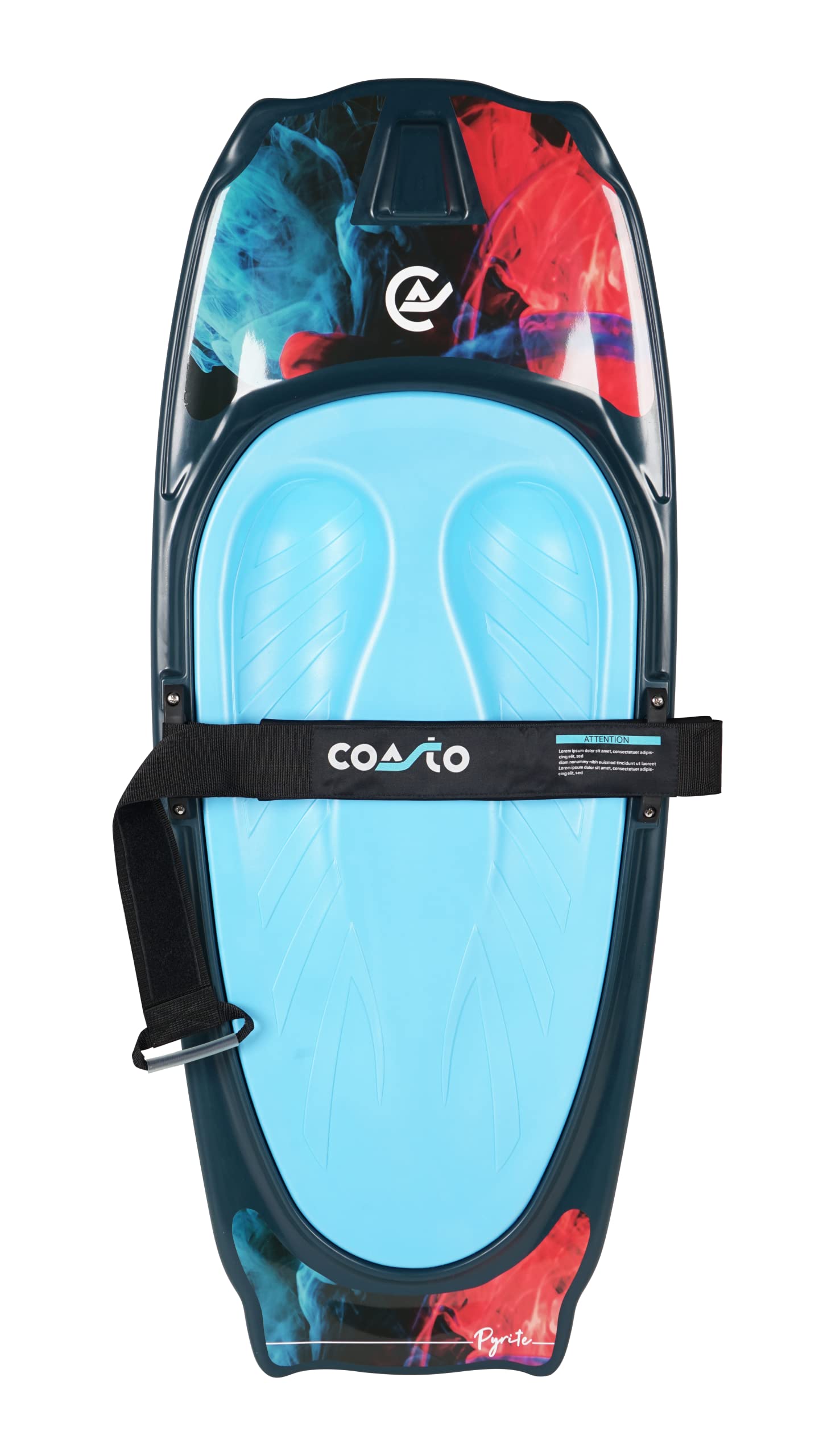 Coasto - Kneeboard Pyrite PB-CKBD598 - Planche en Plastique Rotomoulé - pour Toute la Famille - Tout Niveau - Stable et Performant - Charge Max. Supportée 100 kg - 129x51x11 cm (50"x20"x4")