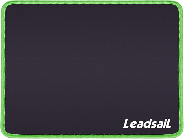 LeadsaiL Mouse Mat 270 x 210 x 3mm Gaming Mouse Pad, Non-slip Rubber base, Waterproof Surface, Durable Stitched Edges Mousepads, Compatible with Laser and Optical Mice for Gaming, Office Working