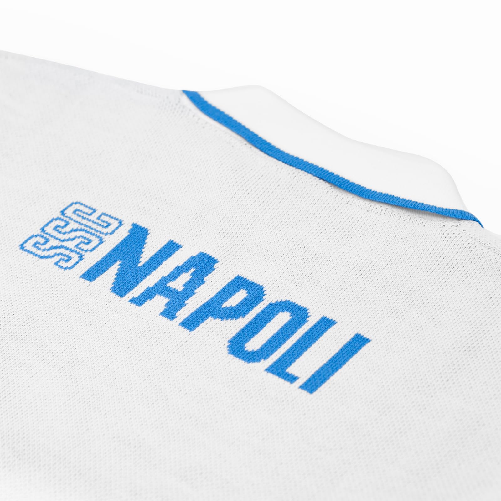 SSC Napoli SSC Napoli Jumper Retro Bianco 2025/2026 Maglione Unisex - Adulto (Pacco da 1)