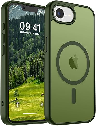 Miniatura 179 de SUPFINE - Funda magnética para iPhone 14 Pro Max (compatible con MagSafe), (protección contra caídas de grado militar de 10 pies), delgada, Negro