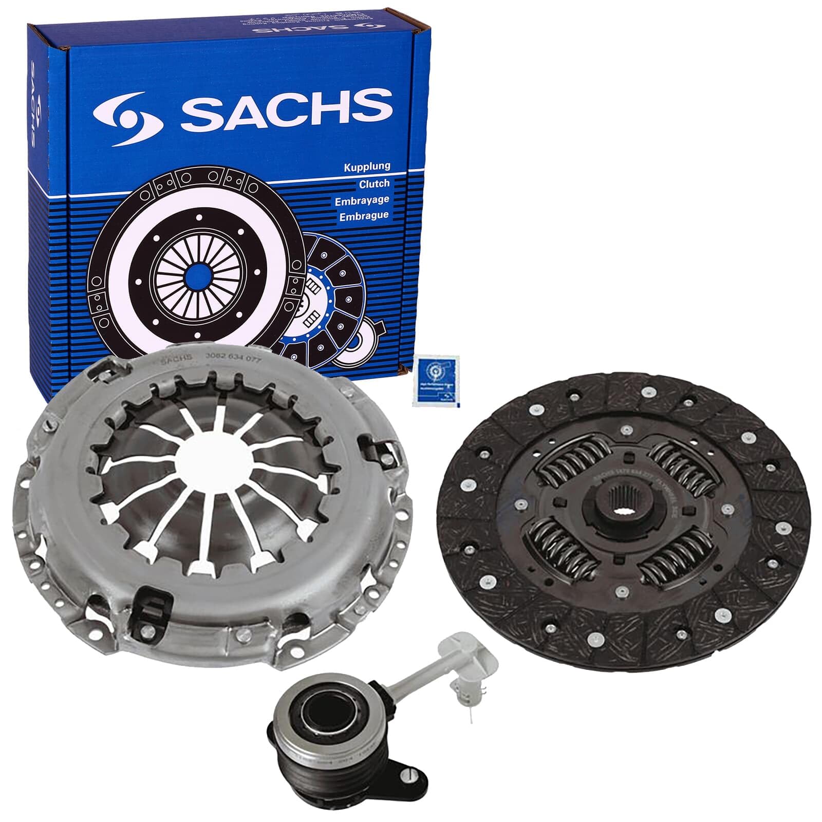 SACHS 3000 990 586 Kit D'Embrayage Kit avec CSC pour Renault Clio IV (BH_) 2012-2021 et autres véhicules