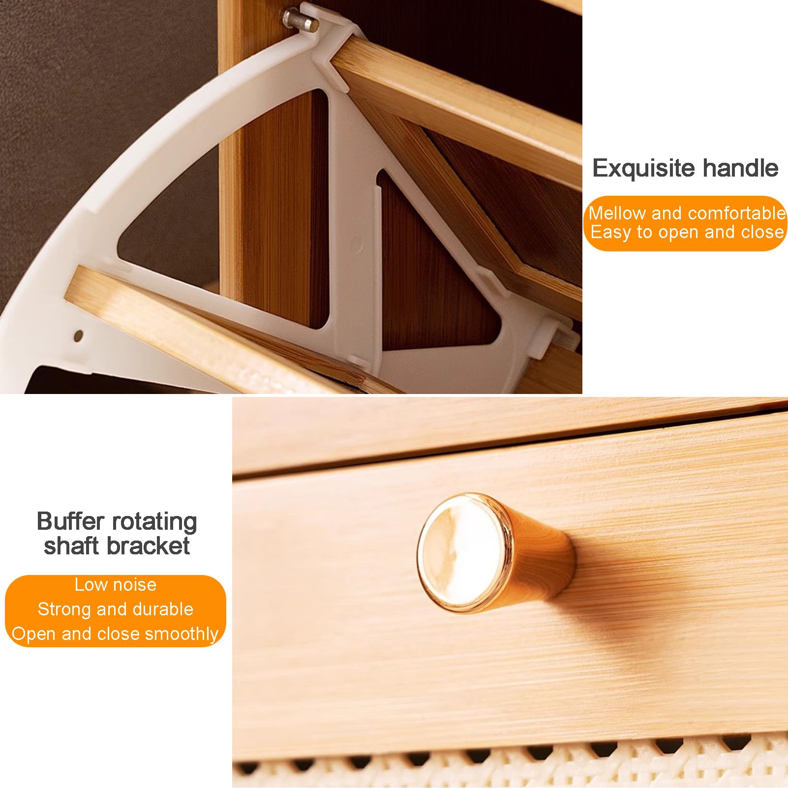 Banco Zapatero de Madera con Puertas de Malla, Armario de Almacenamiento de 2 Niveles para Zapatos, Ideal para la Entrada, el Pasillo, la Sala de Estar o el vestíbulo. El