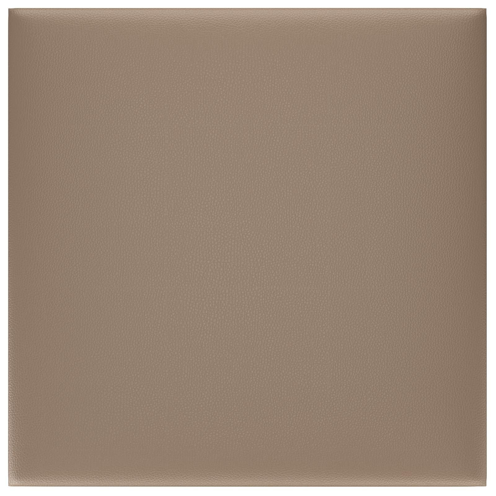 Juego de 12 cabezales de pared capuchino, 30 x 30 cm, de tela con estructura de madera, diseño moderno y fácil montaje, almohadillas de pared para dormitorio, respaldo y protección de pared