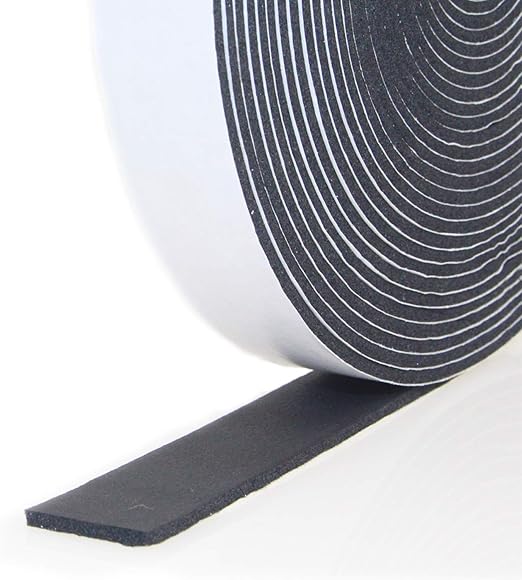 Foam Insulation Tape Self Adhesive, 25mm(W) x 3mm(T) x 10M(L) Weather
