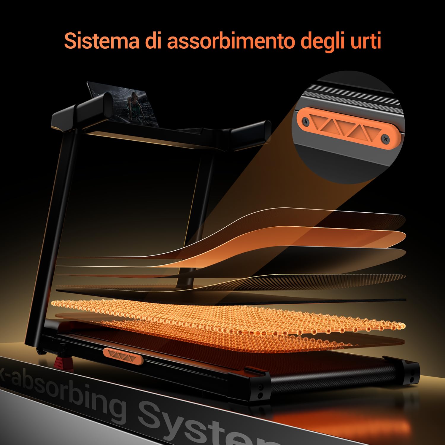 LONTEK Tapis Roulant Salvaspazio con Inclinazione 15%, Tapis Roulant Elettrico 12KM/H, Tapirulan Pieghevole da Casa con Motore da 3.0 HP e Display LED, Carico Massimo 136KG