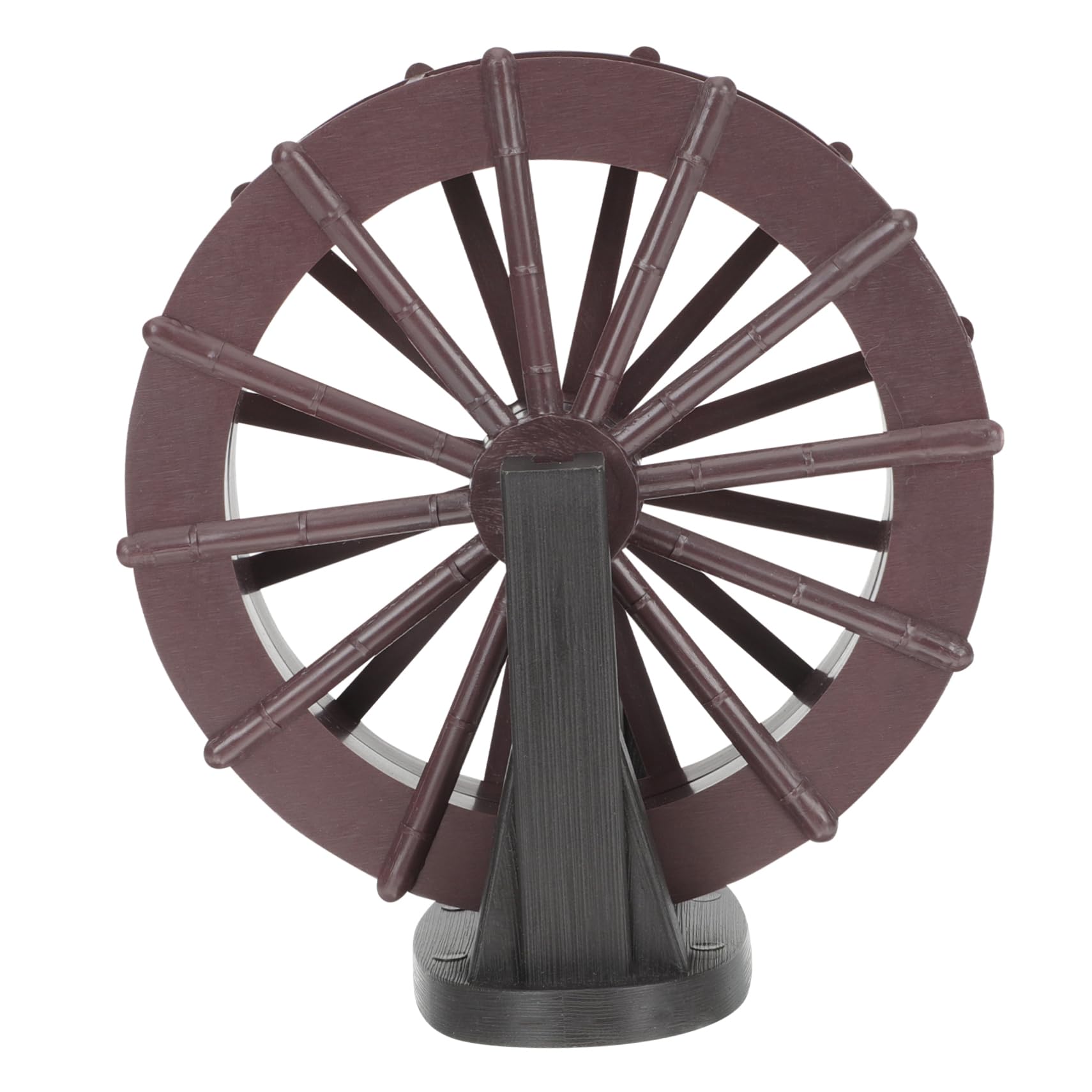 BESPORTBLE Fountain Feng Shui Wheel DIY Waterfall Fountain Outdoor Tabletop Decor House Warming Gifts New Home Mini Wheels Tabletop Waterfall Photo Frame Japanese-Style Office Plastic