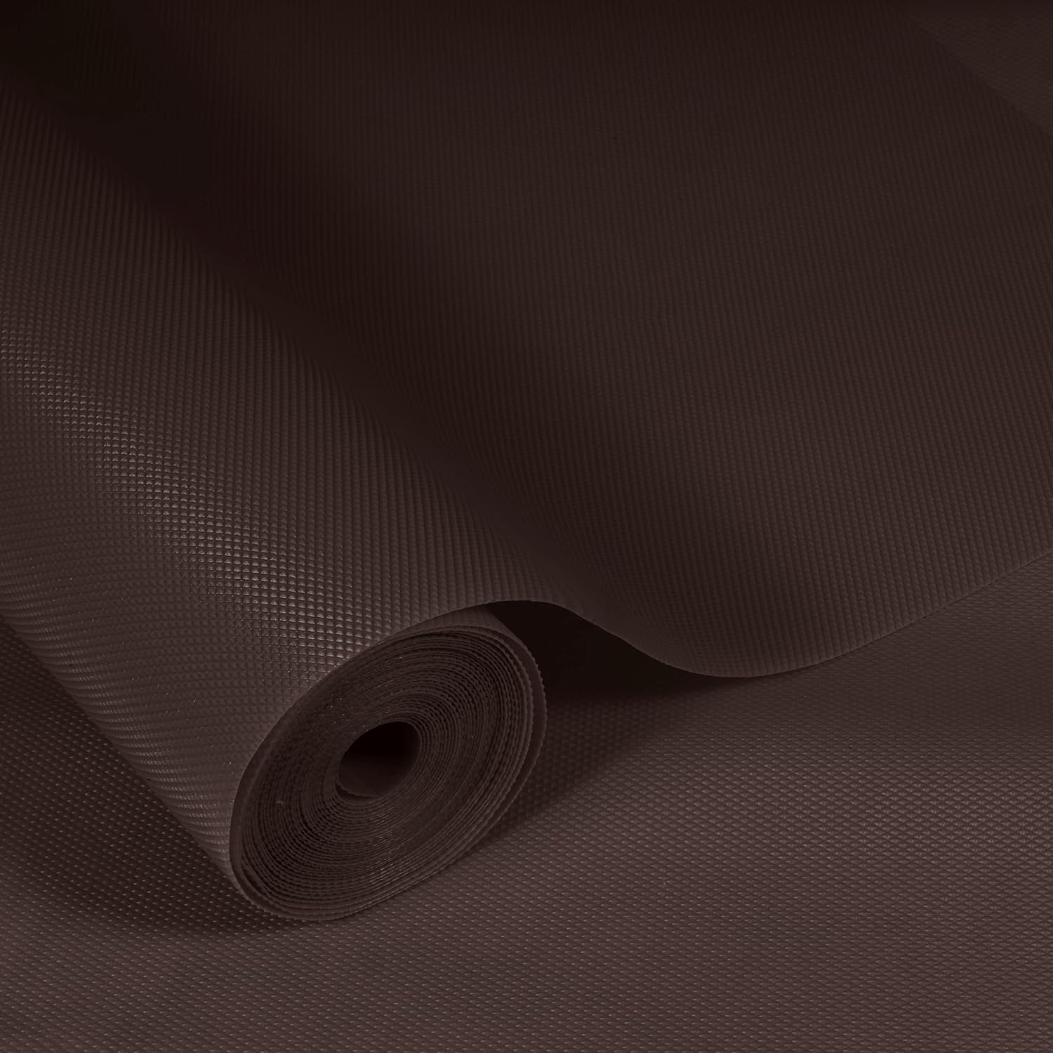 ElastPro Food Grade Washable Anti Slip Mat/Sheet for Fridge, Shelf Liner, Table, Kitchen Drawer mat (Diamond CoffeeBrown, 5 Meter)