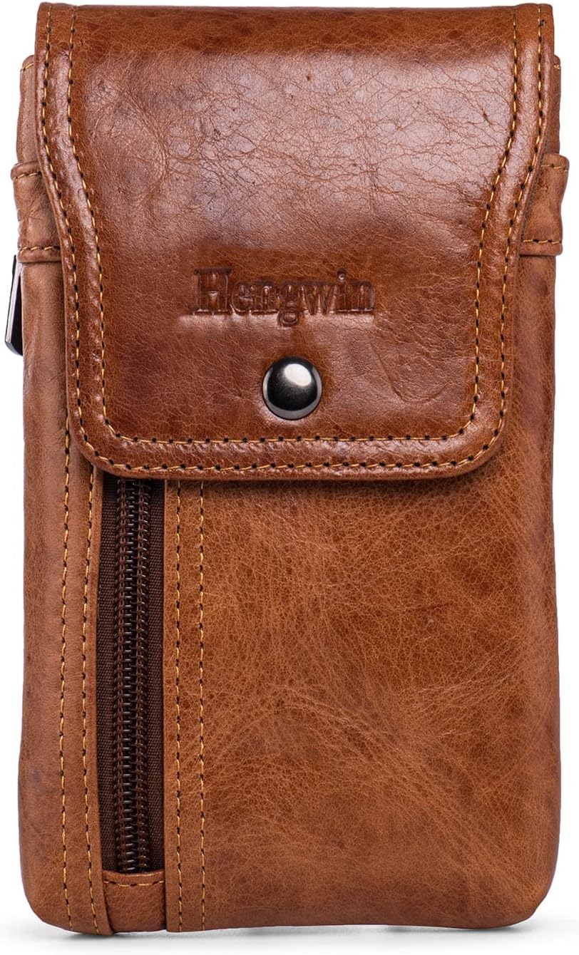 Hengwin Cell Phone Holster for Belt, Belt Case Compatible with iPhone