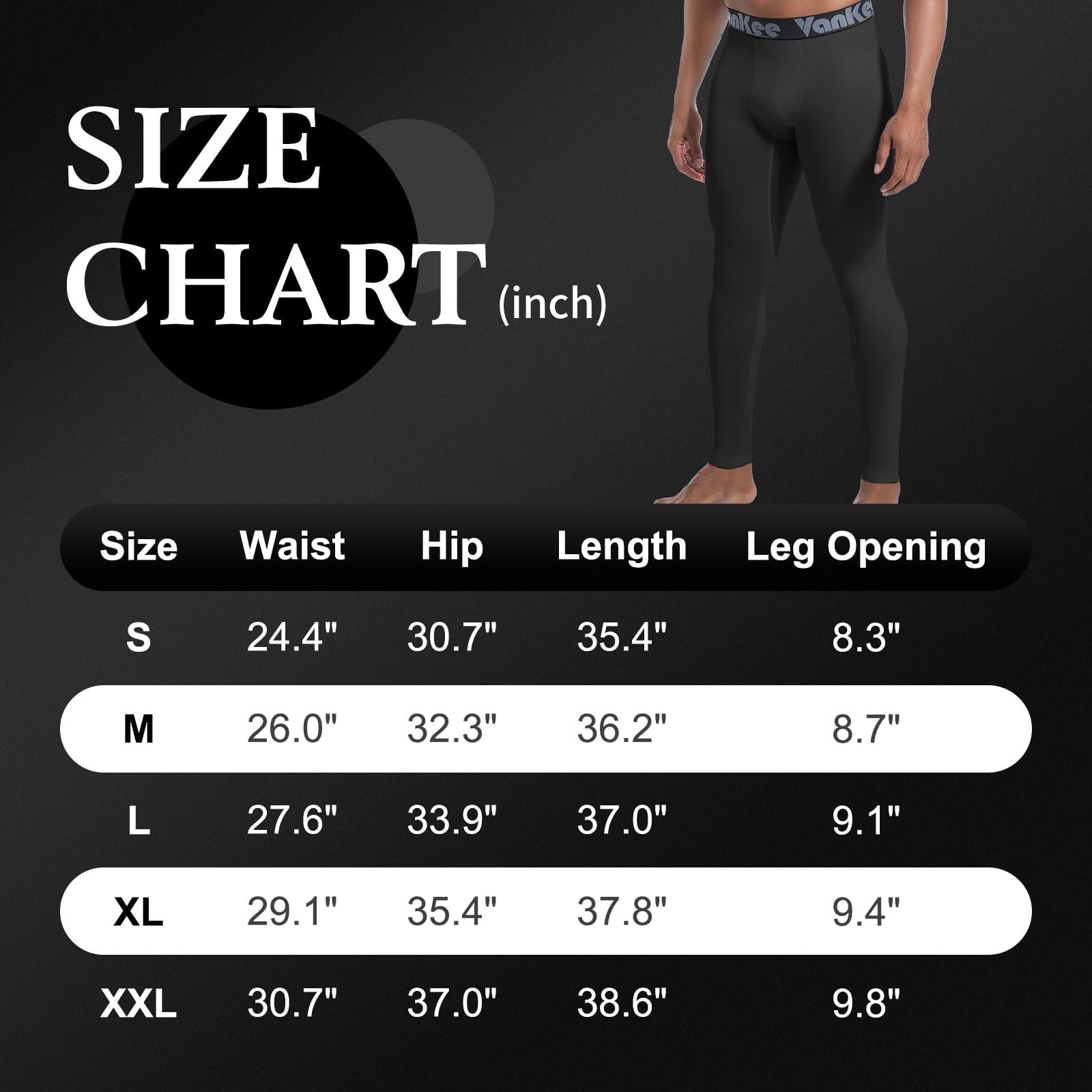 Pantalones de Compresión para Hombre Athletic Leggings Diseño de Malla Secado Rápido Bottoms Sports Base Layer Pants para Cycling Basketball Yoga Gym