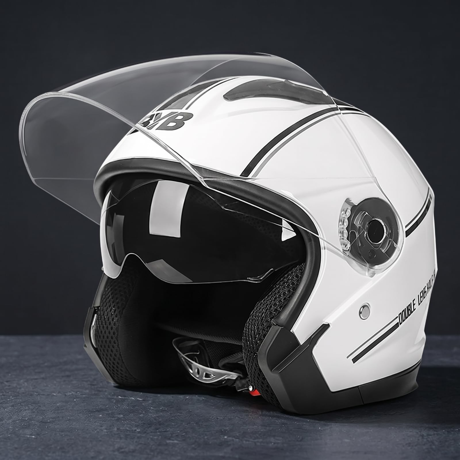 Casco con Visiera Parasole Leggero
