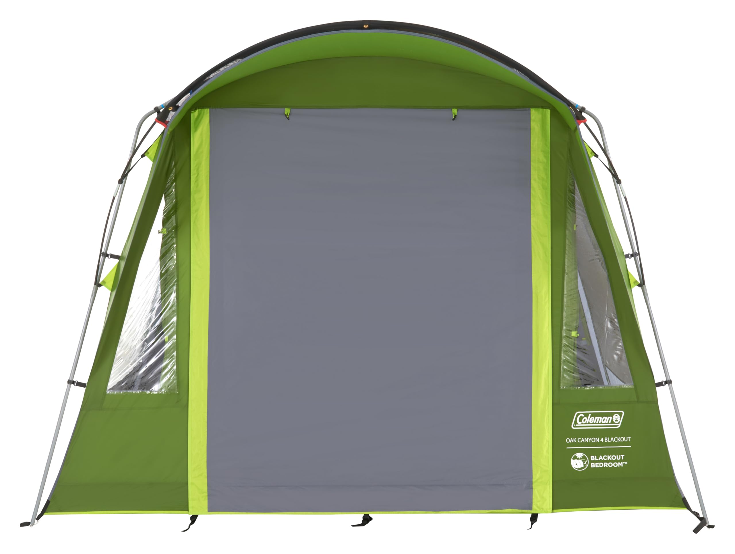 Coleman Oak Canyon - Tienda de campaña para 4 personas, túnel familiar para 4 personas con 2 dormitorios y sala de estar especiales oscurecidos, tienda de campaña para 4 personas, impermeable de 4500