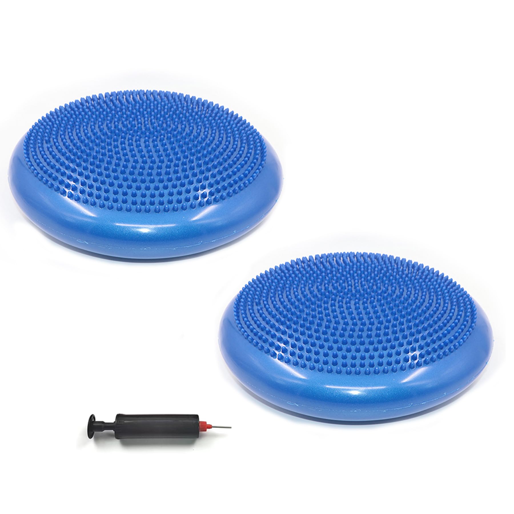 【超美品】Gymterial バランスクッション ダークブルー 新色追加】バランスディスク バランスクッション 新作入荷 33cm