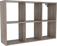 Vista 1 de ClosetMaid Mini 6-Cube Desktop or Wall Mount Organizer, Weathered Teak