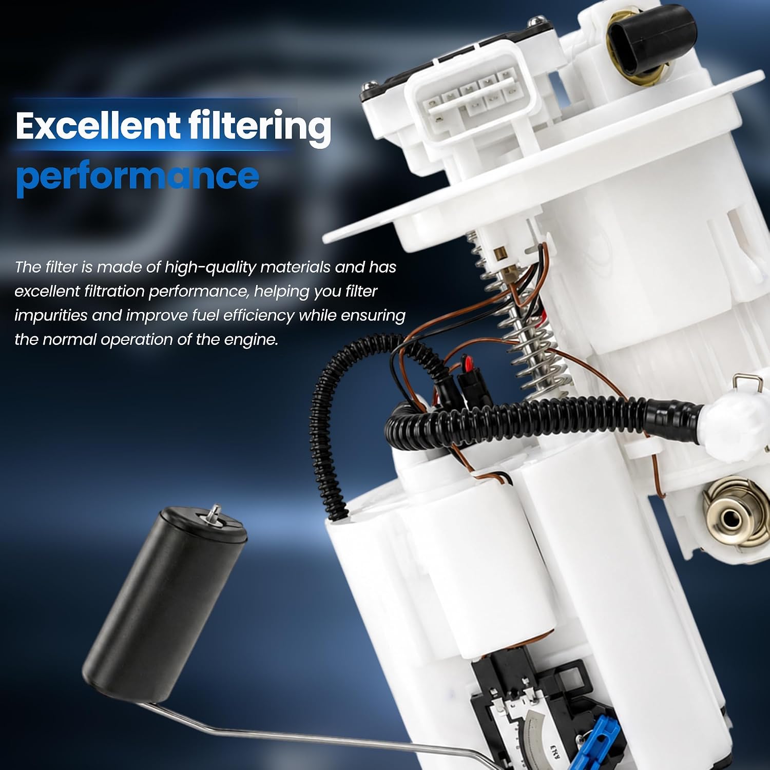 31110-D5500 Electric Fuel Pump Module for 2015-2019 Hyundai Sonata 2016-2020 Kia Optima 1.6L 2.0L 2.4L Replacement# 31110-C2500 with Sending