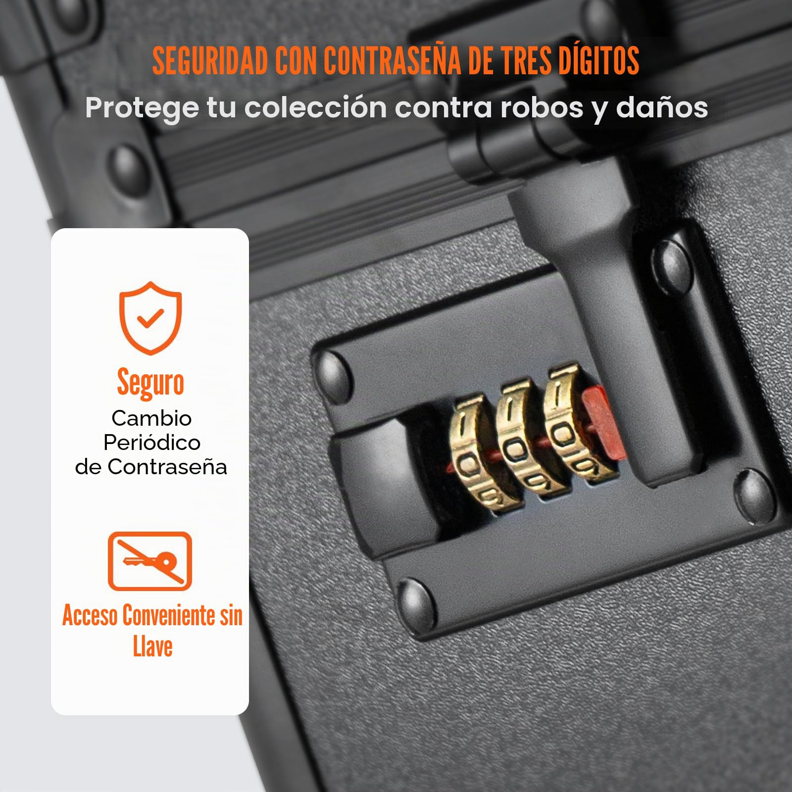 VEVOR Caja de Almacenamiento de Tarjetas Graduadas