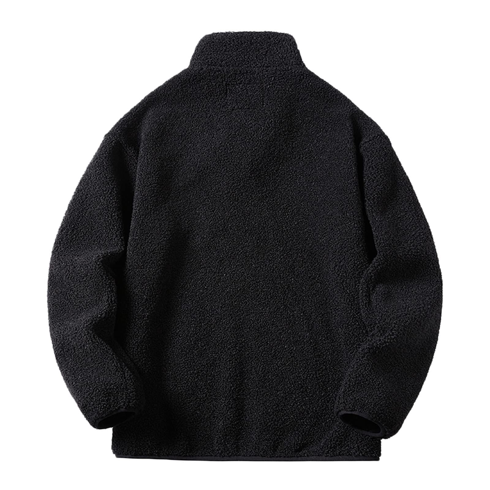 Generisch Leichte Steppjacke Herren Winter Bluse im freien Freizeit Fleece-warm Plus Größe Taschenverschluss Reißverschluss Cardigan-Jacke