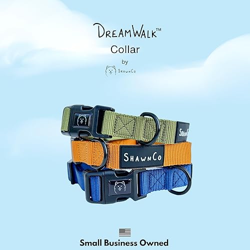 Miniatura 6 de ShawnCo Dream Walk - Collar de perro de alta calidad, ajustable y cómodo para perros pequeños, medianos, grandes y extra grandes (M, rojo Mustang)