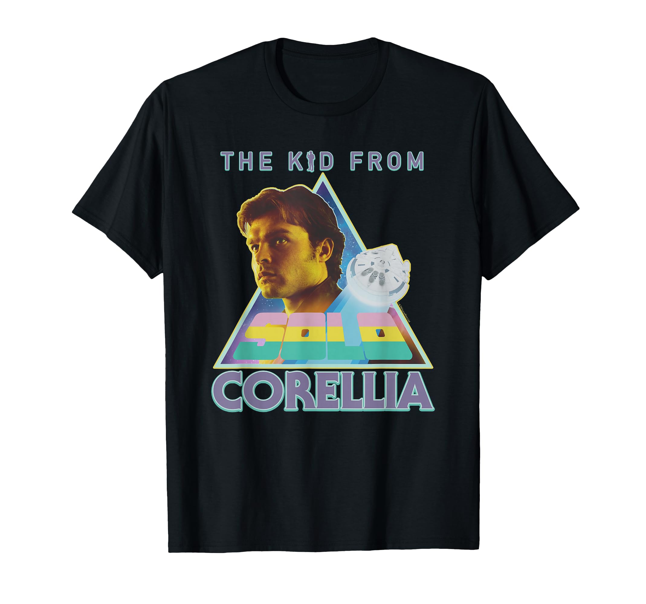 Star Wars Han Solo Movie Kid From Corellia T-Shirt, Black