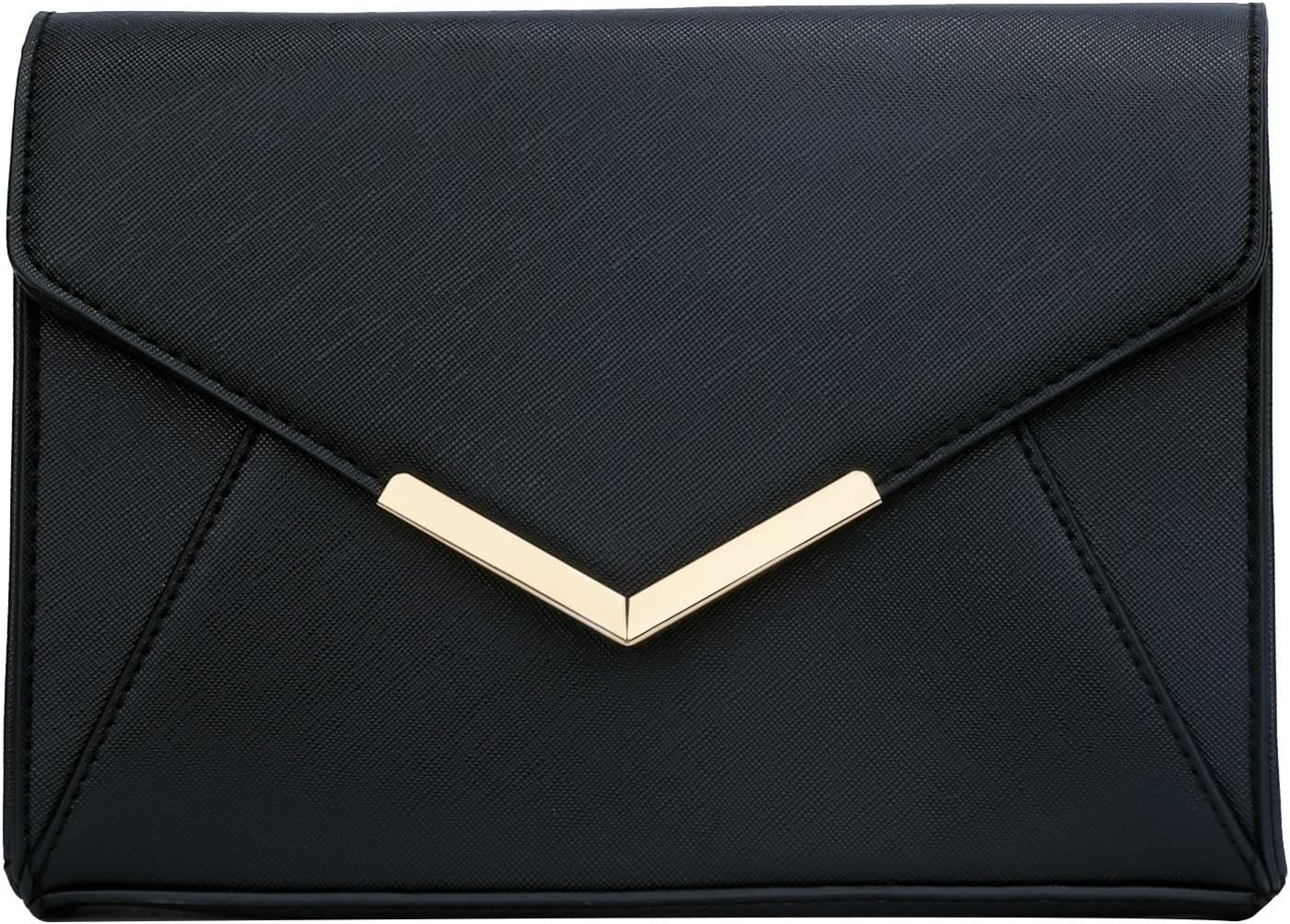 KKXIU Women Elegant Faux Leather Evening Envelope Clutch Purse Foldover Bags for Party Wedding Prom - Image 4