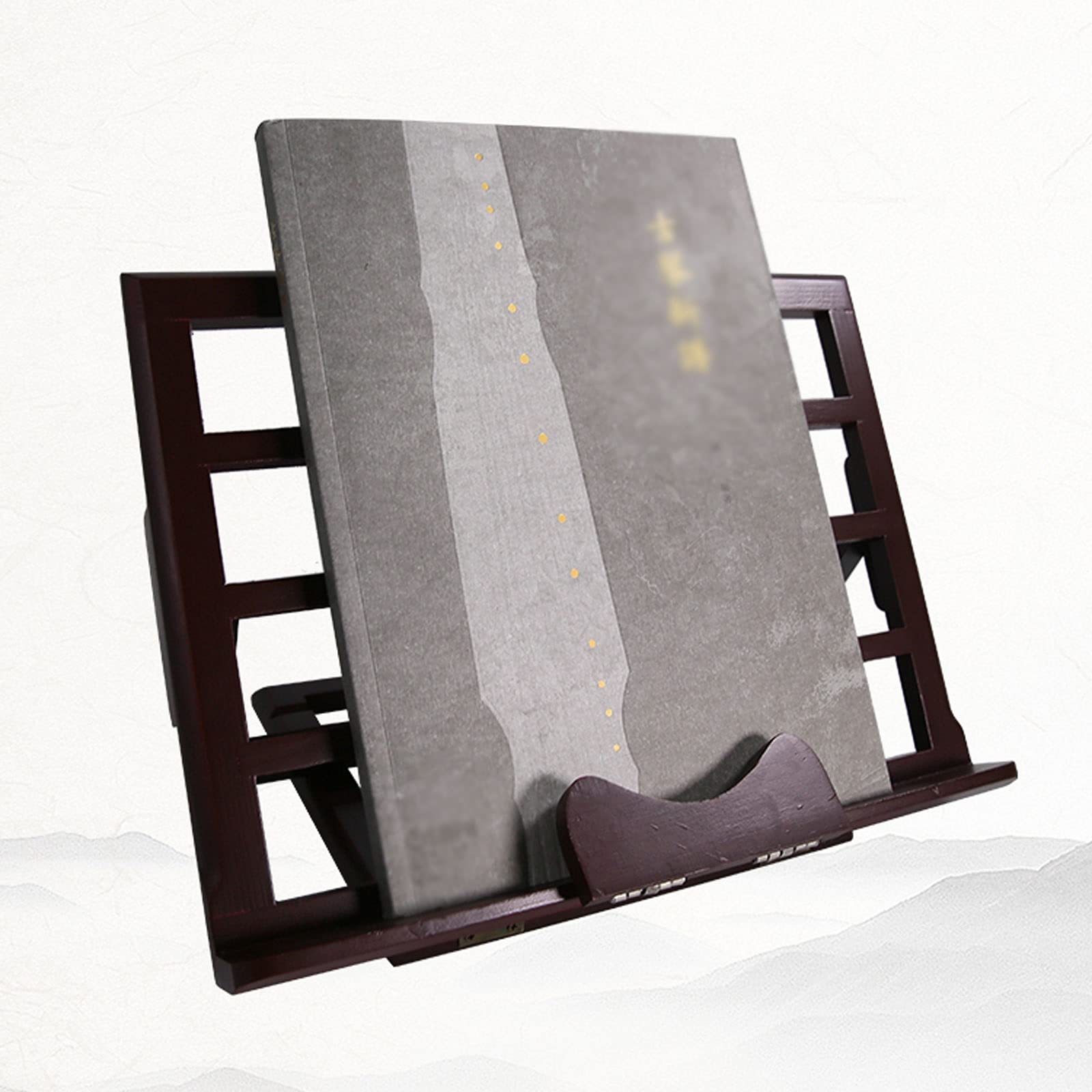 Amazon.co.jp: 譜面台 手作りの木音楽スタンド - 手を読んでいる手での