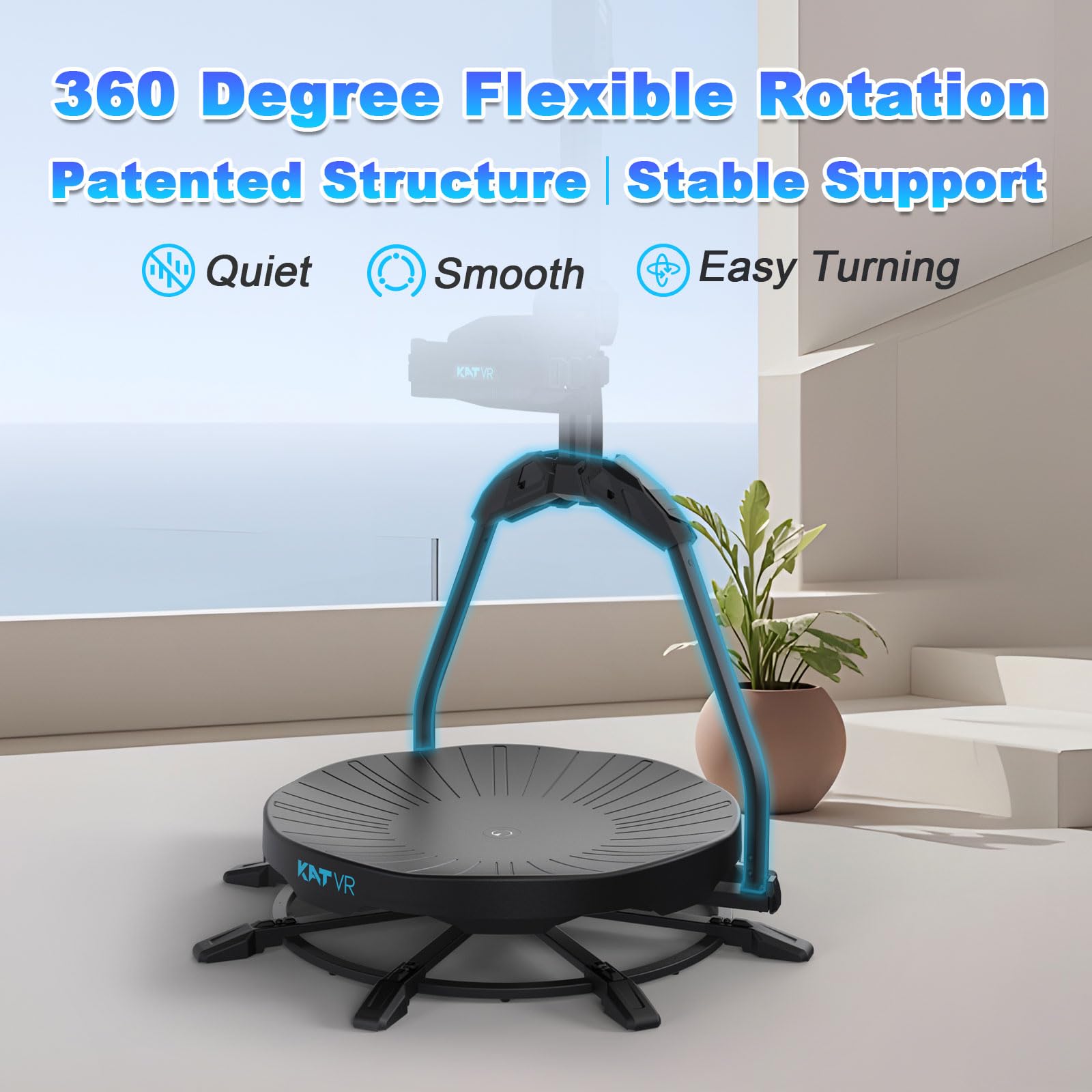 KATVR 360 VR Treadmill, Virtual Reality Treadmill for Immersive Gaming Experience, Perfect for Home Fitness, Gaming Enthusiasts and Wellness