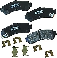 Vista 51 de Pastillas de freno traseras cerámicas Bendix Premium SBC1337 para Cadillac CTS 2014-2008, SRX 2016-2010, Chevrolet Camaro 2015-2010, Saab 9-4X 2011