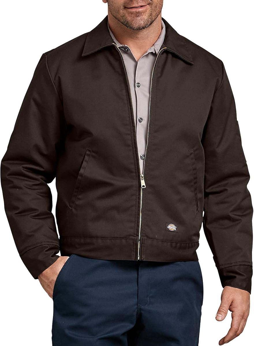 Sudadera con capucha y forro polar térmico Dickies para hombre con cremallera completa